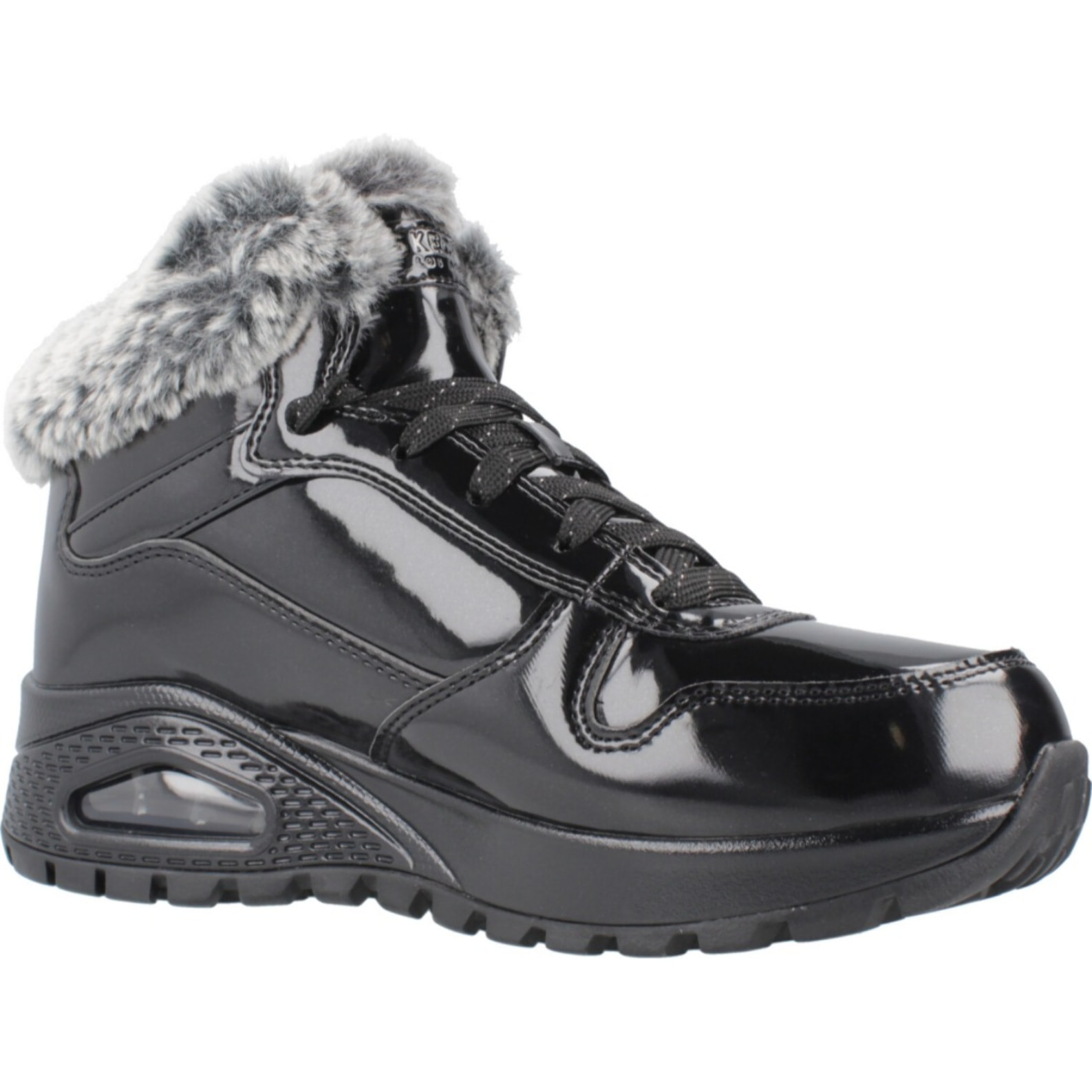 Botines Mujer Rugged Fiesty Winter Negro