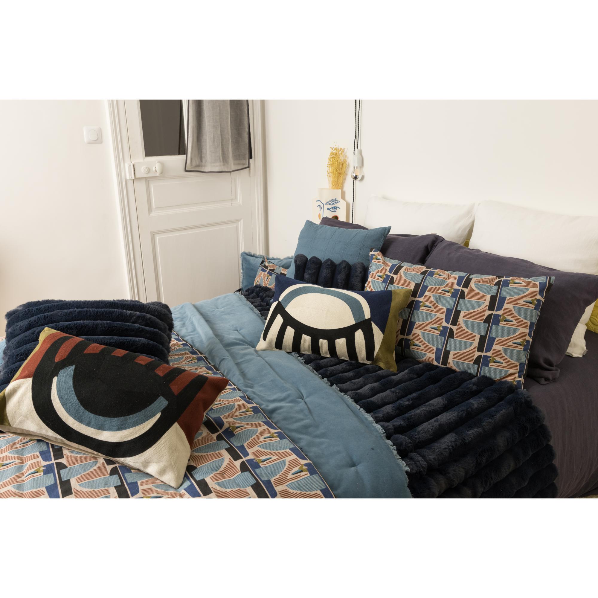 Coussin imprimé Farel