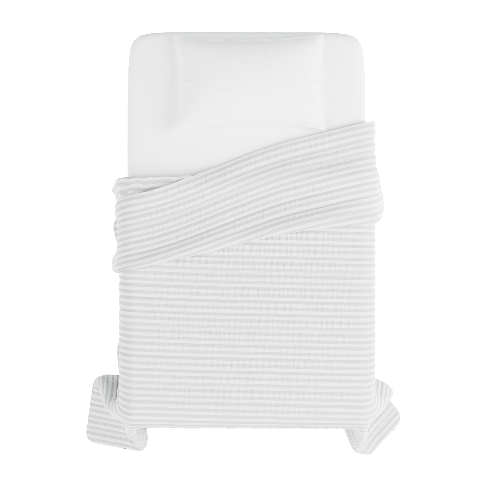 TRAPUNTINO ESTIVO SATIN STRIPES SINGOLO