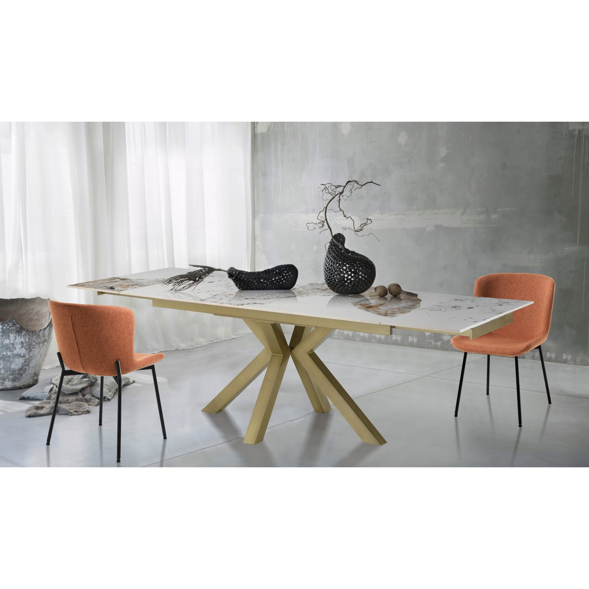 Tomasucci Table extensible TYCHI ONICE GOLD