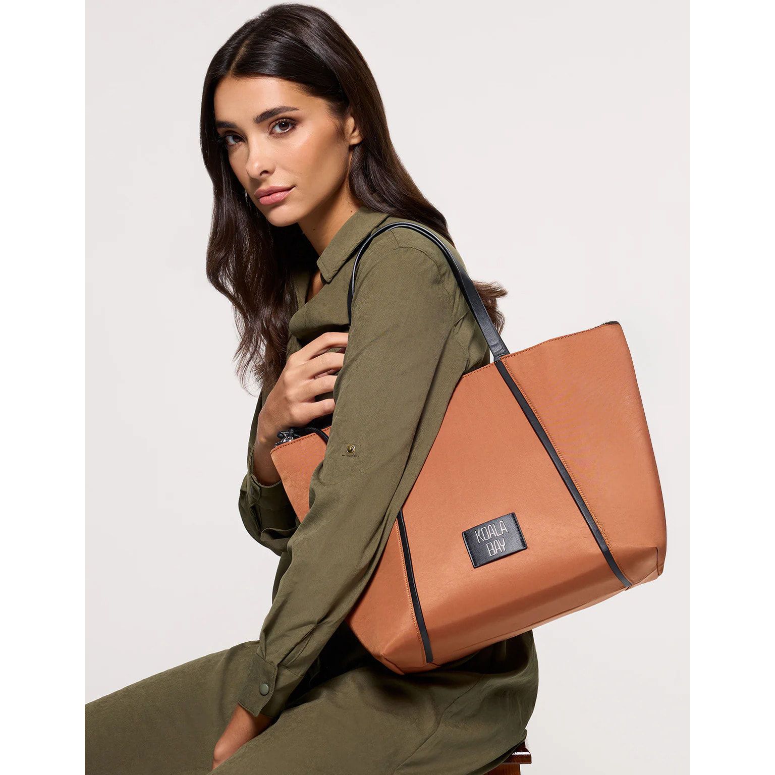 Bolso Shopper Marrón - Tais