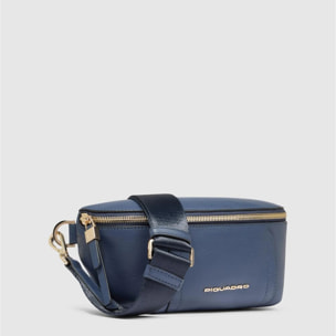 Piquadro Marsupio in pelle, schermato con protezione RFID