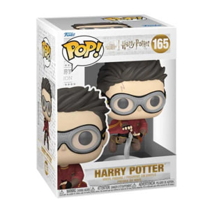 Harry Potter Pop! Figure in Vinile Harry con Scopa da Quidditch 9 Cm Funko