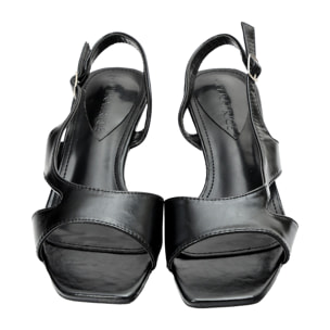 Sandali cinturino regolabile - tacco 6,0 cm