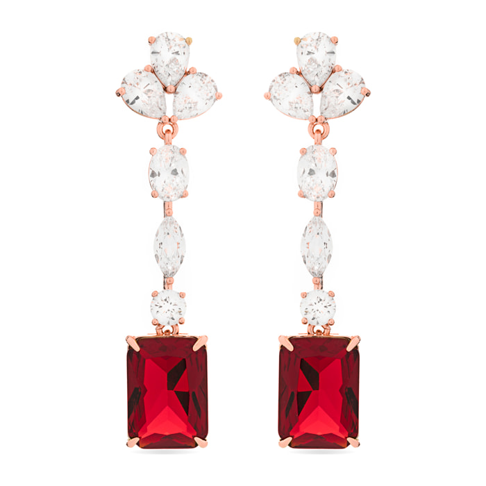Pendientes Lux by Lux acabadoss en oro 18K