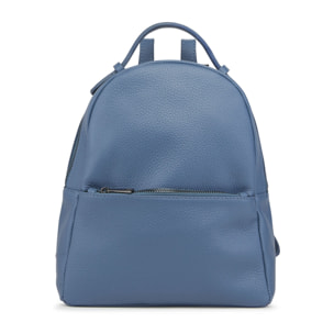 Borse Donna colore Blu-in pelle Made in Italy 33x28x14cm