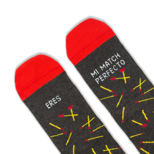 Calcetines "Eres mi match perfecto"