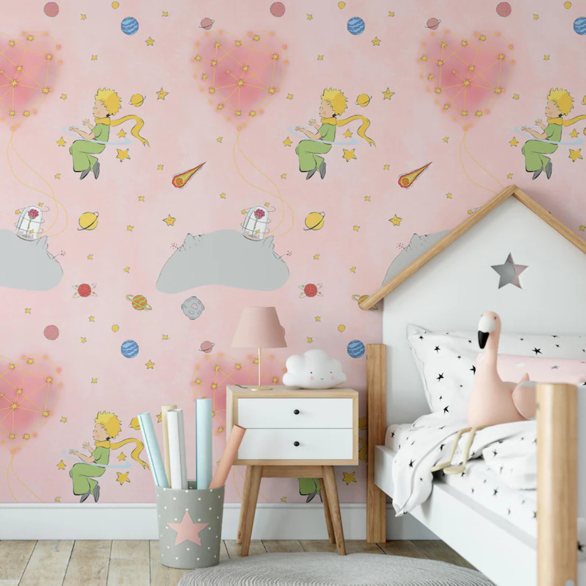 Carta da Parati Ufficiale Il Piccolo Principe Cuore Amore