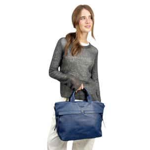 Bolso Hobo Cheval Firenze Portofino A/S Azul Oscuro