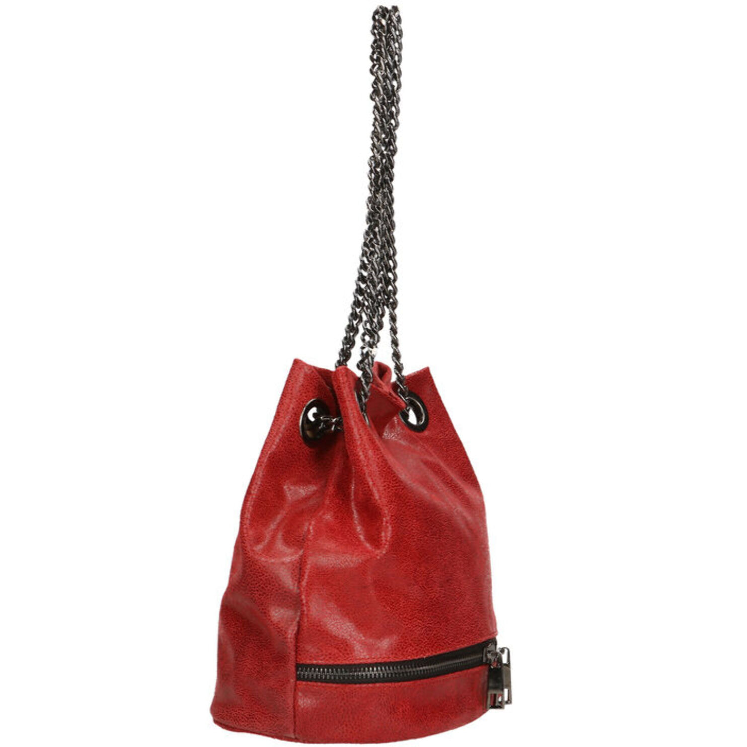 Borsa a secchiello da donna - Modello Sérénité - Vera pelle - 32.0 x 28.0 x 13.0 cm