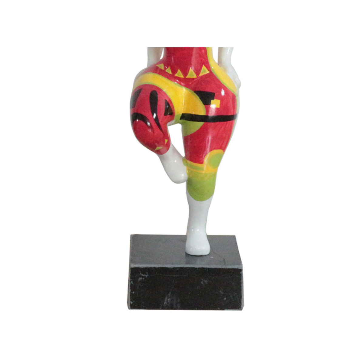 Statuette femme debout en résine multicolore H33cm - RAGASA