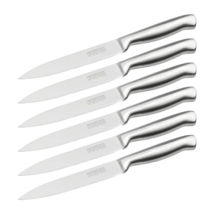 Ensemble de 6 Couteaux de cuisine universel 24 cm en tout Nirosta Star