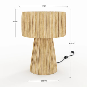 Lampe en feuille de palmier - Soléa