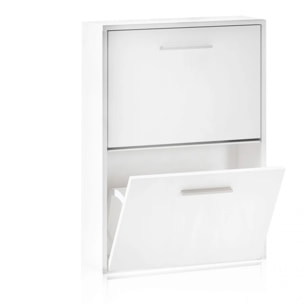 Zapatero Home 2 puertas Blanco