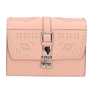Borsa a tracolla donna - Modello Elyse - Vera pelle - 24.0 x 17.0 x 7.0 cm