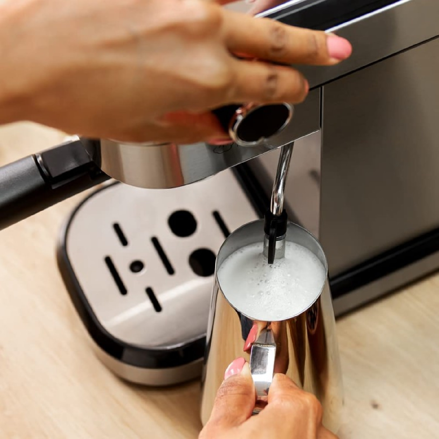 Cecotec Machine à café expresso Cafelizzia 790 Steel Duo