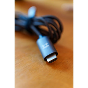 Adaptateur XTREMEMAC type C - HDMI male 2m nylon tressé gris