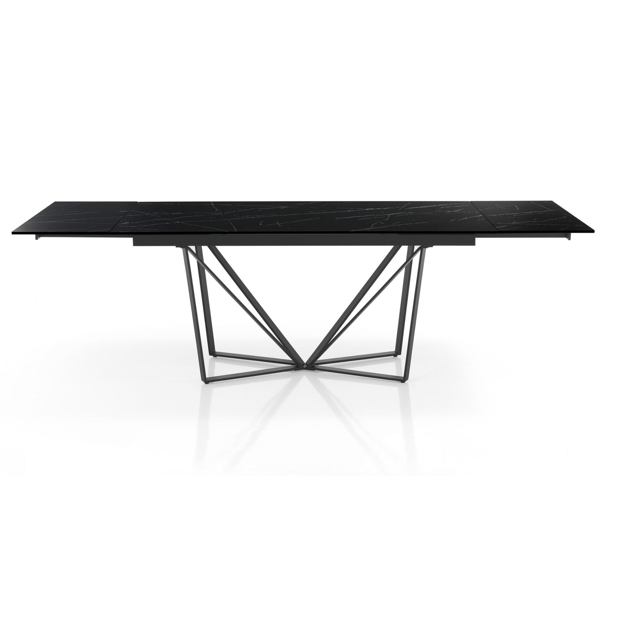 Tomasucci Table extensible SPINNE MARBRE NOIR