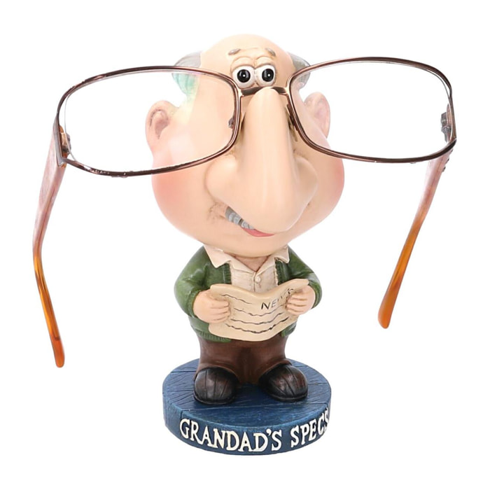 Portaocchiali in resina uomo con molla cm7x7h14,3