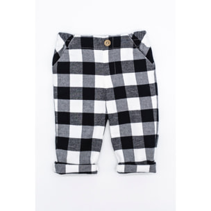 PANTALÓN CUADROS VICHY NEGRO