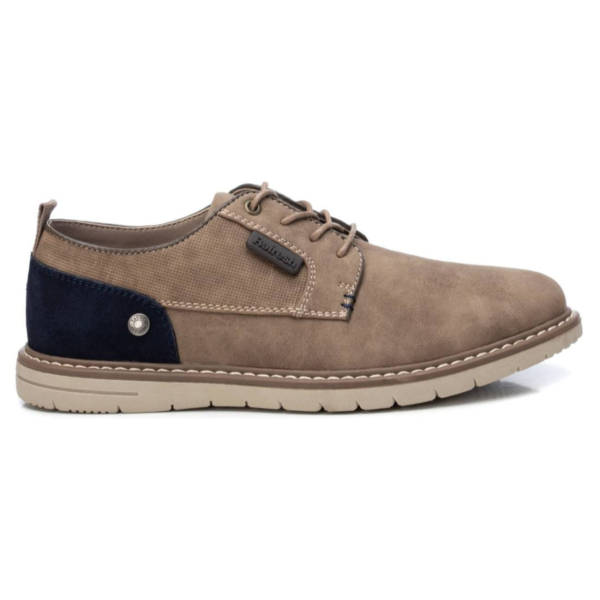 Zapato blucher/derby taupe