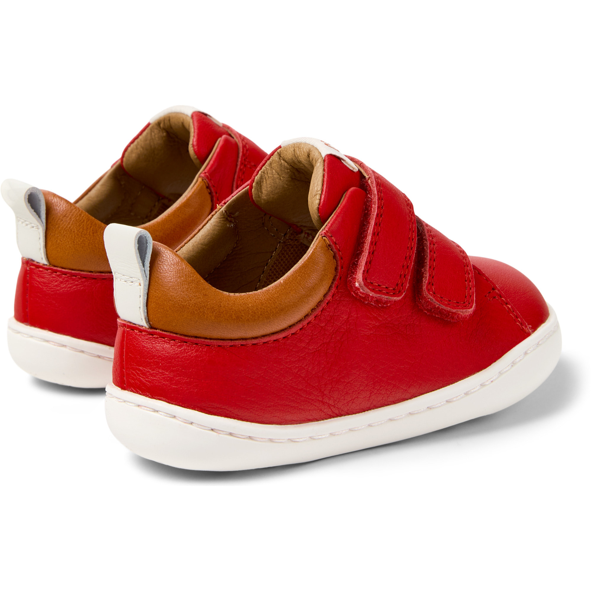 Zapatillas - CAMPER Peu Cami - Rojo - Cuero liso