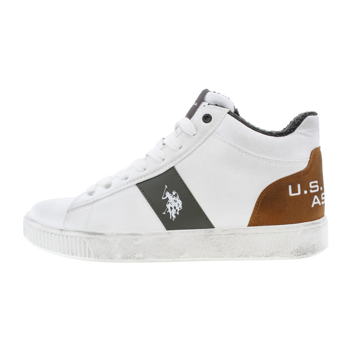 Sneakers U.S. Polo Assn. bianco-marrone