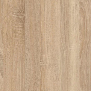 Armario Magan 3 puertas y 4 cajones Roble Canadian