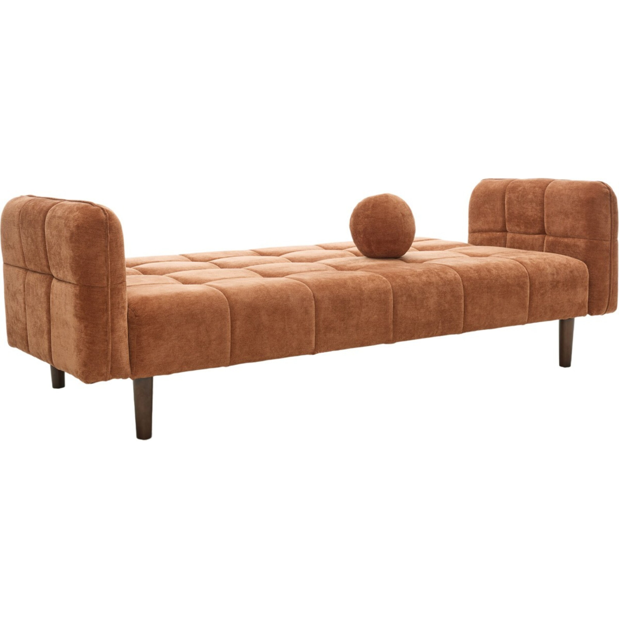 Canapé convertible 3 places en tissu chenille - PAVIA
