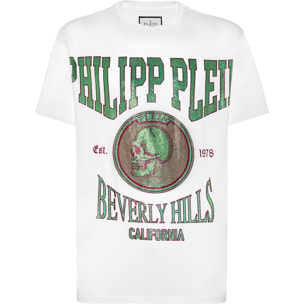 PHILIPP PLEIN Camiseta de cuello redondo y manga corta