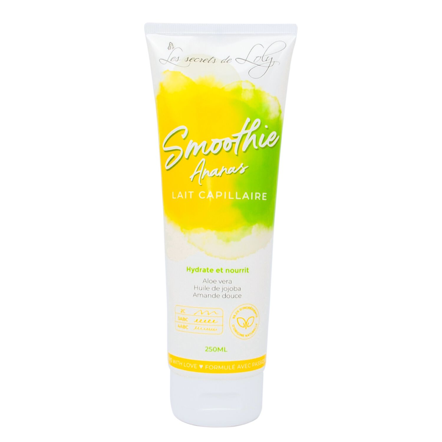 Smoothie Ananas - Lait Sans Rinçage Capillaire Très Nourrissant 250ml