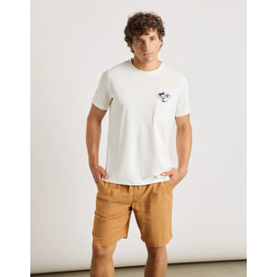 Camiseta Manga Corta Off White - Kravitz