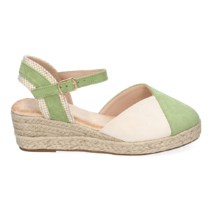 Sandalia de Cuña de Yute para Mujer, Comodas y Elegantes, Diseño Moderno con Tira Decorativa
