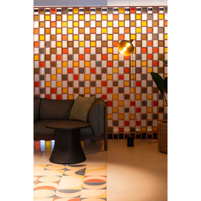 WHIZZ Lampada da terra nera/oro