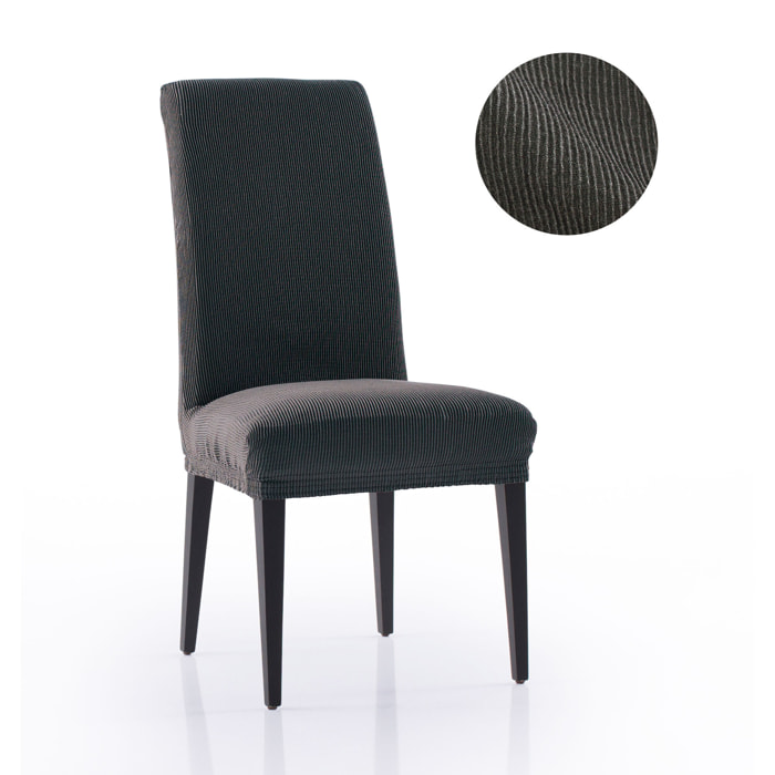 Funda Elástica para silla con RESPALDO pack2 unidades modelo MARCELA