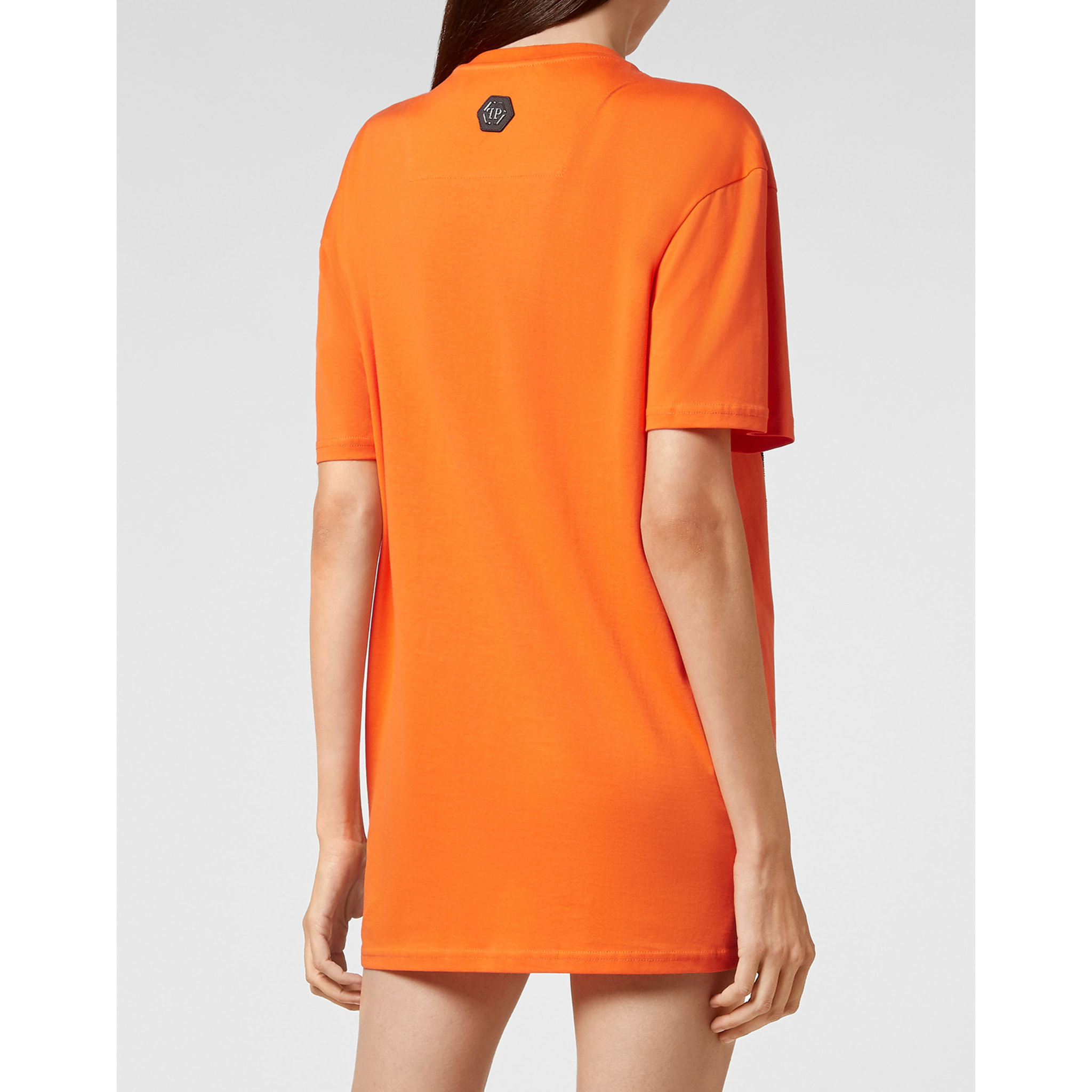 PHILIPP PLEIN T-Shirt Round Neck SKULL AND PLEIN