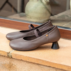 Zapatos con tacón N694 SOFT NAPPA SALMON/ ALMA color Salmon