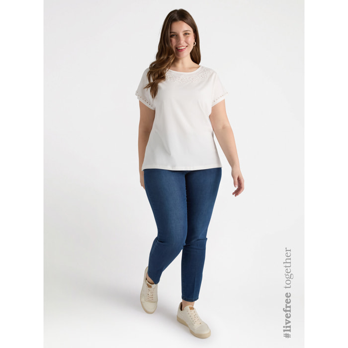 Fiorella Rubino - Vaqueros ajustados - Azul