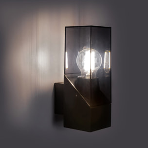 Forlight Aplique Exterior IP54 LED 15W Gris Urbano E27 para Jardín, Terraza, Entrada