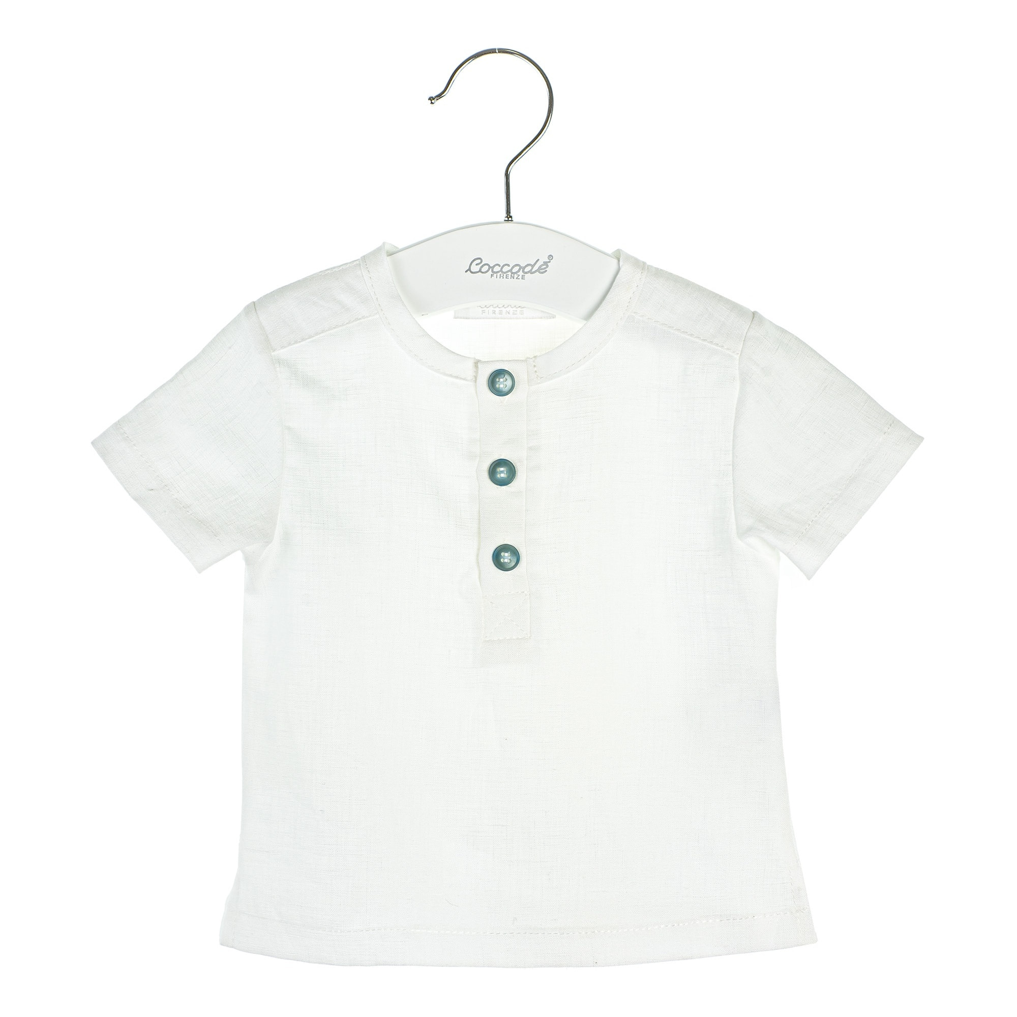 T-Shirt Serafino in Lino