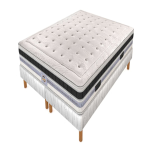 Ensemble Versailles - matelas 2 places + 2 sommiers