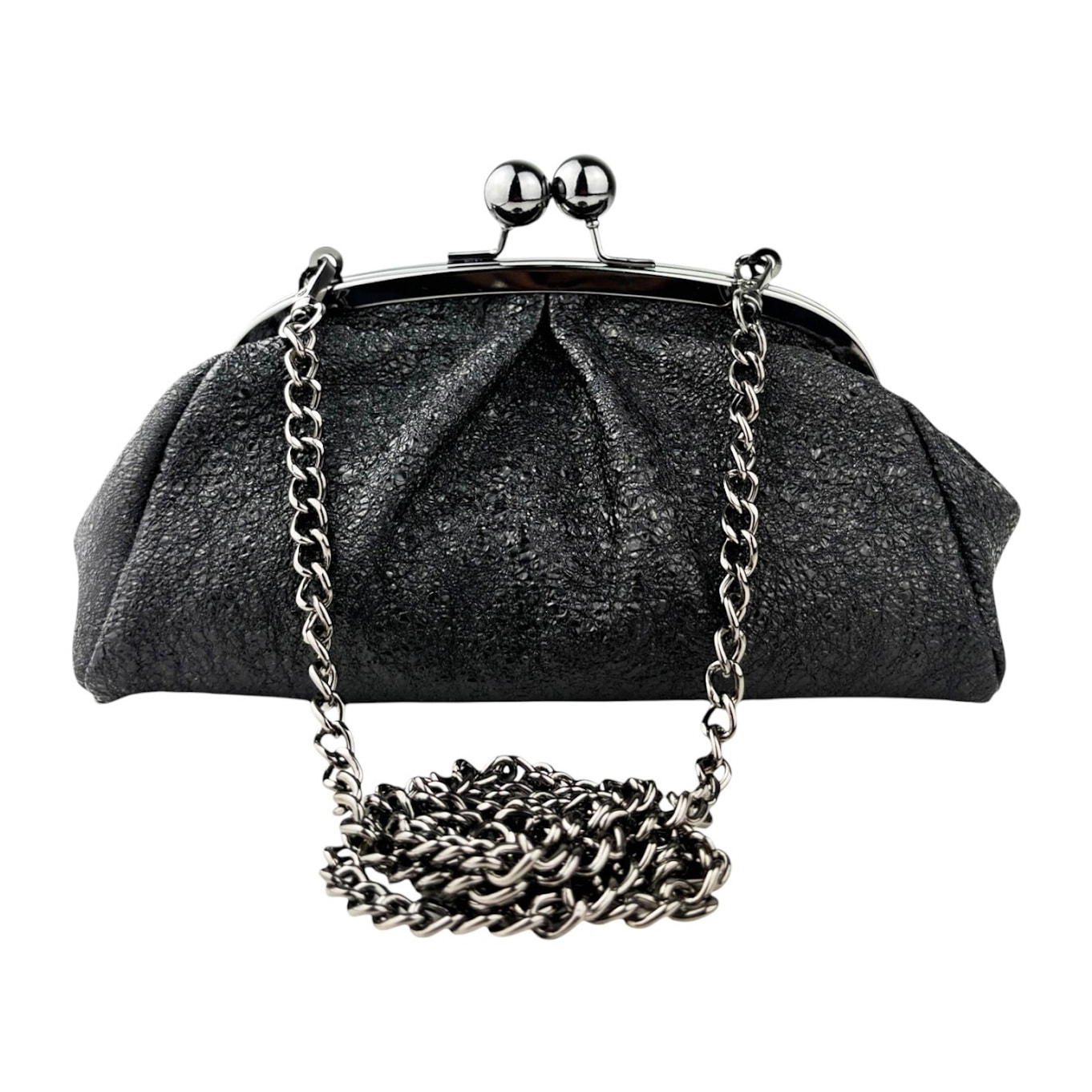 Pochette Cheval Firenze Piccola Mary Laminato Nero