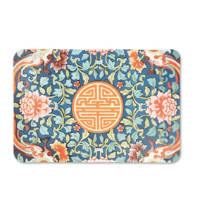 Set de 6 sets de table rectangulaires Excelsa – La Via Della Seta, Polypropylène Multicolore