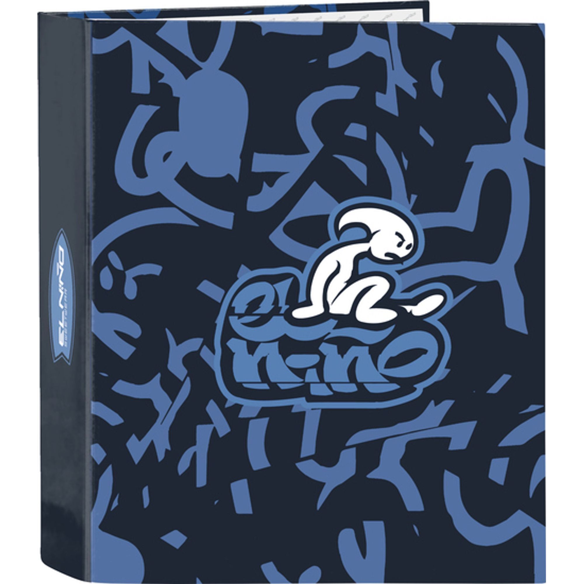 Carpeta f. 4 anillas 35mm lomo ancho el niño "bahia"