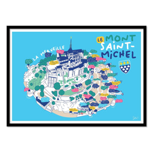 Affiche - Mont Saint-Michel - Sté!