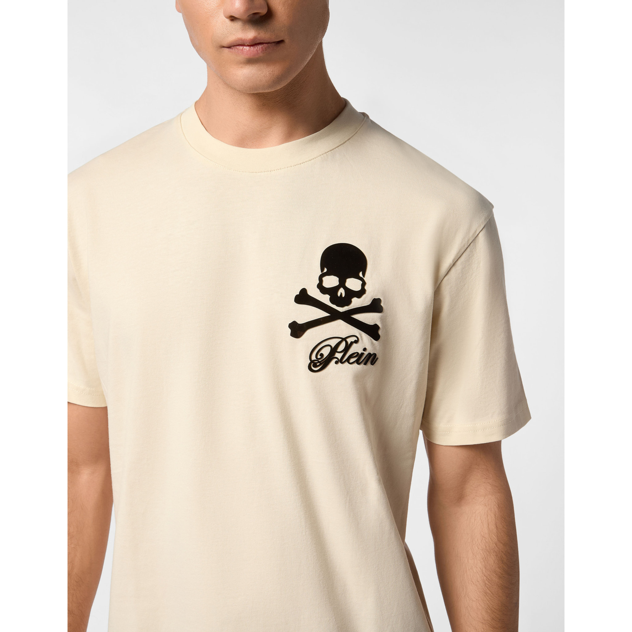 PHILIPP PLEIN Camiseta Cuello Redondo Ls SKULL