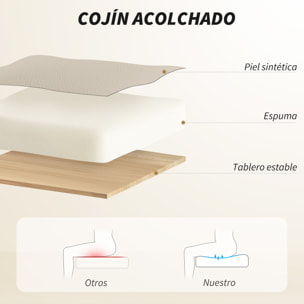 Silla de Escritorio con Reposapiés, Silla de Oficina Giratoria, con Respaldo Reclinable y Alto, Acolchado Grueso Doble, Tapizada en Cuero Sintético Resistente, Altura Ajustable, Caqui