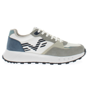 Armata di Mare Scarpe Uomo Sneakers Casual Stringate con Soletta Rimovibile in Memory Foam AMU S25D736 Off White