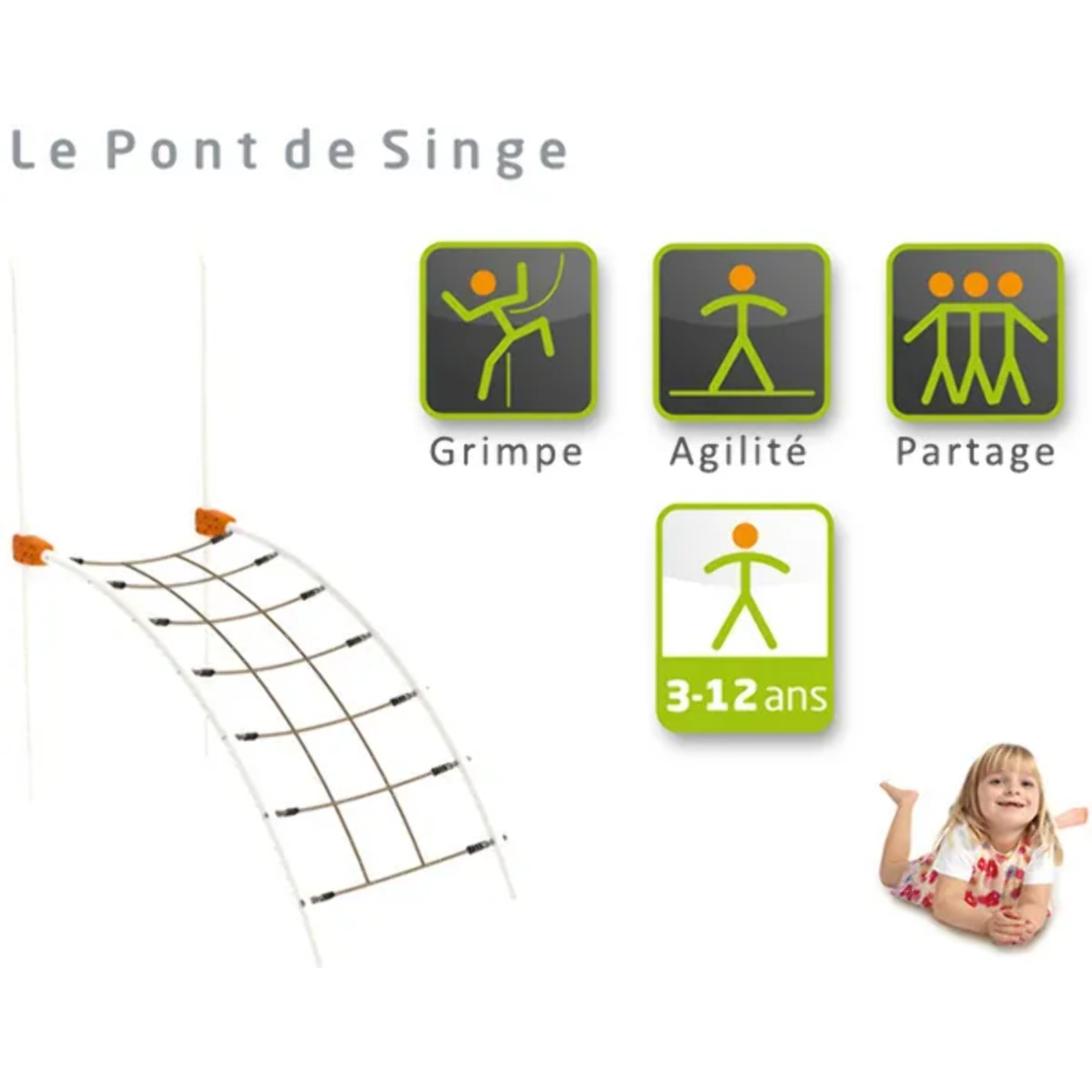 Structure de jeux Trigano - EVO FILO - 9 enfants