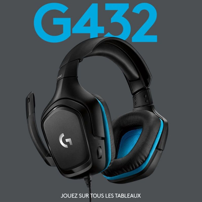 Casque gamer LOGITECH G432